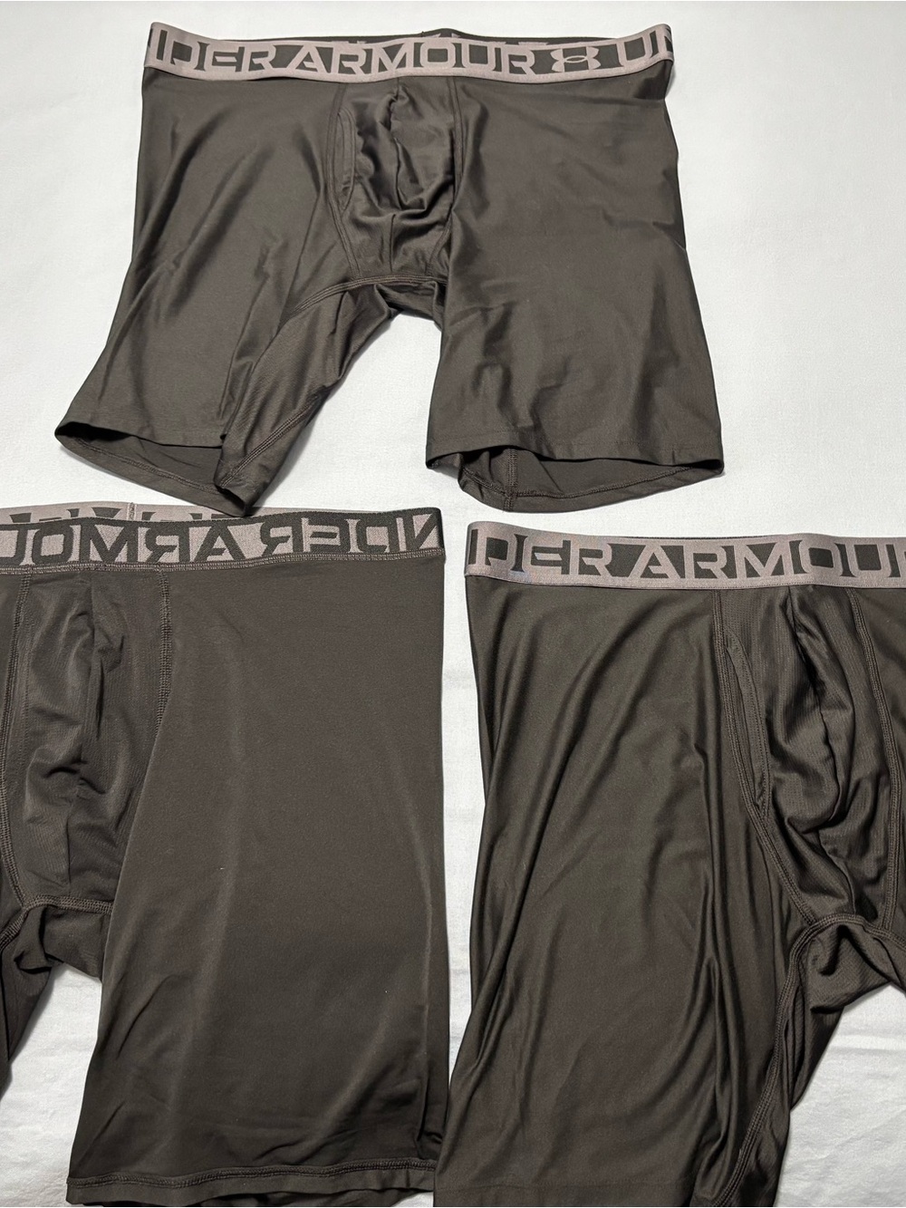 Under Armour Men's Performance Tech Boxer Briefs - Black